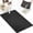 Black, variant on Dvkptbk Silicone Cats Litter Collection Mat 28x20 In Washable Spatter Proof Waterproof and Foolproof To Clean pet supplies