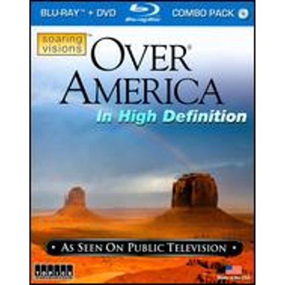 Pre-Owned Soaring Visions: Over America [2 Discs] [Blu-ray/DVD] (Blu-Ray 0781735605035)