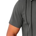 thumbnail image 5 of SHTXOZHI Men's Cuban Guayabera Shirt Short Sleeve Button Down Plus Size Shirts Wedding Summer Beach Tops, 5 of 6