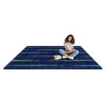 thumbnail image 4 of Joy Carpets Kid Essentials Recoil 78" x 109" Indoor Area Rug in Color Violet, 4 of 5