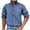 Blue, variant on Mens Dress Shirt Regular Fit Long Sleeve Button Down V Neck Shirts with Pocket, Casual Solid Color Rugged Flex Relaxed Oxford Shirt for Men