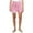 Pink, variant on Seductiva Women's Original Shorts Summer Women's Casual Drawstring Lace Cutout Solid Color Short Pants Workout Comfy 1PC