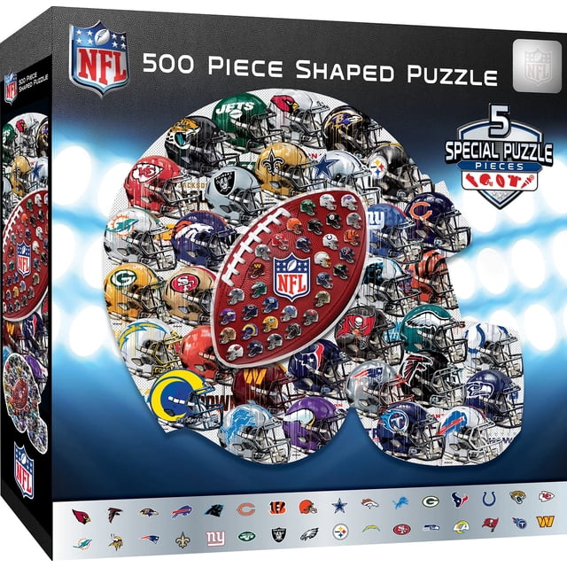 Casco Puzzle MasterPieces NFL Drip Art, 500 piezas