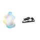thumbnail image 1 of Espejo Acrílico Moderno Reflectante Y Figura De Oso/toro. Escultura Animal Feng Shui Para Decoración De Pared De Baño Y Escritorio. Regalos De Cumpleaños., 1 of 8