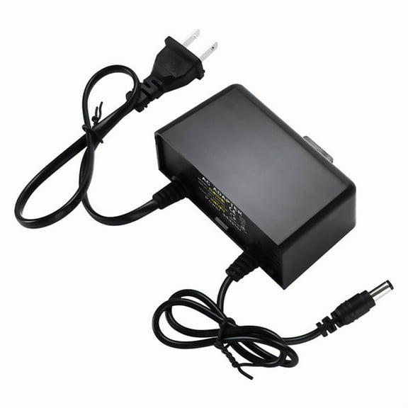 12V 2A Waterproof Power Supply Adapter Outdoor Rainproof Surveillance Adapter for DC Camera LED Strip Switching US Plug,1 x Waterproof Power Supply Adapter,Black