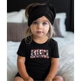 thumbnail image 3 of America Sunflower Shirt for Women, Youth and Toddler Girls Red & Blue Patriotc Tee Black Shirt 18 Months, 3 of 5