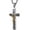 Silver & Gold, variant on Catholic Jesus Christ on INRI Cross Crucifix Gold Silver Tone stainless steel Pendant Necklace 22+2 Chain
