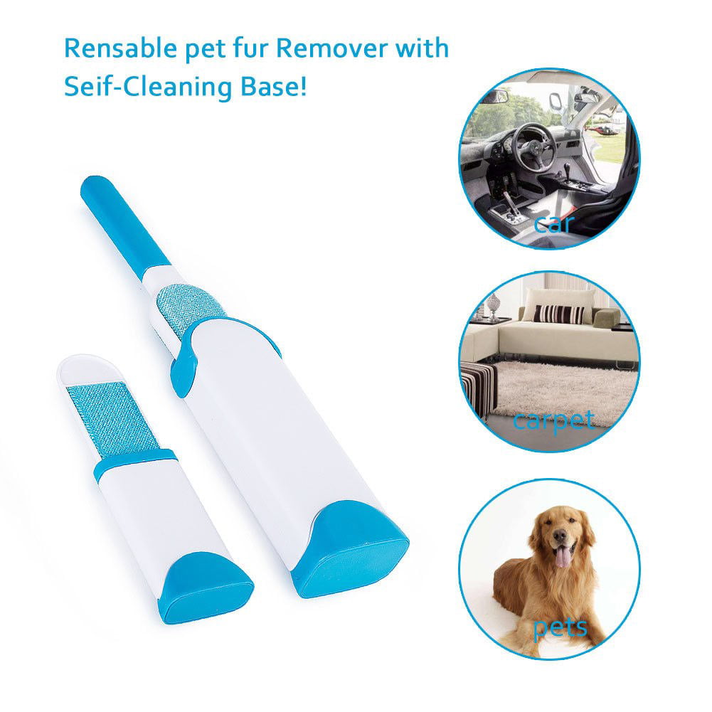 New Fur Pet Dog Hair Lint Remover Magic Cloth Sofa Fabric Brusher Cleaner Travel 