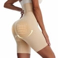 thumbnail image 4 of YBFDO-Entrenador de cintura para mujer, ropa moldeadora de abdomen, pantalones cortos moldeadores de cuerpo, elevador de glúteos de cintura alta, bragas adelgazantes con hebilla, 4 of 4