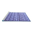 thumbnail image 2 of Ahgly Company Machine Washable Indoor Rectangle Persian Blue Traditional Area Rugs, 4' x 6', 2 of 4