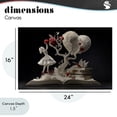 thumbnail image 4 of Stupell Industries Eclectic Paper Sculpture Style Fairytale Canvas Art, 24 x 16, by The Wands Want, 4 of 8