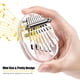thumbnail image 5 of Piano de pulgares 8 teclas Kalimba Mini Thumb Piano Finger Piano Transparente Acrílico Teclado de dedo Instrumento musical TOMSHOO Piano de pulgares, 5 of 6