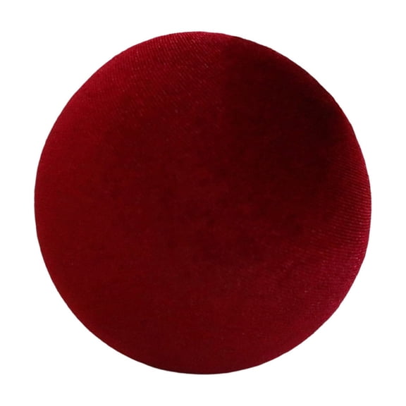 Fegute Velvet Wine Red Christmas Ball Ornaments Velvet Balls Large Size for Holiday Decorations Wedding Events Home Decor 20cm Set