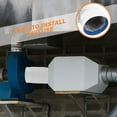 thumbnail image 4 of HEALEEP Dryer Vent Flexible Hose Flexible Chimney Flue Exhaust Pipe PVC 1Set, 4 of 8