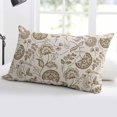 thumbnail image 5 of Summer Botanical Farmhouse King Size Pillow Cover, Pillowcase Protectors with Zipper, Breathable Decorative Throw Pillow Case Cover, Pillow Shams for Couch Sofa 20x36Inch, 5 of 7