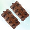 thumbnail image 2 of 2 moldes de silicona para pasteles con forma de siete granos de café, moldes para chocolate, moldes para dulces y moldes para hielo para hornear y decorar pasteles., 2 of 5