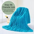 thumbnail image 4 of Fleece Blanket Super Soft Fluffy Faux Fur Throw Blanket for Couch Fuzzy Sherpa Fleece Cozy Warm Gifts for Women Room Decor Christmas Plush Thick Throw for Men Minky Teen Gifts 30"x50", 4 of 6