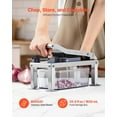 thumbnail image 3 of STAWAY Vegetable Chopper Mandoline Slicer - 9 Blades, Effortless Dicing & Slicing, Large Storage, Safe & Secure, Perfect for Quick Meal Prep, 3 of 9