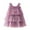 D-Purple, variant on Ulitacool Girls Holiday Dresses Round Neck Sleeveless Floral Holiday Party Outfit Tiered Mesh Dress Dance Party Dresses Lovely Playsuit Pink 2-3 Years