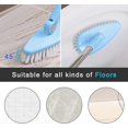 thumbnail image 4 of Rotating Cleaning Brush for Bathroom, Tub & Shower, Tile & Grout - 2.5" Wide - 14" Long - Indoor Handle & Kitchen Cleaning Brush, 4 of 5