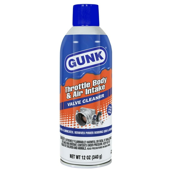 Gunk M4712 Throttle Body and Air Intake Cleaner - 12 oz., (Case of 12)