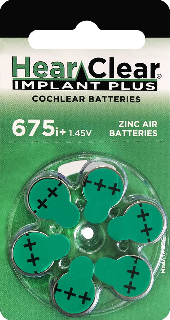 60 hearclear hearing aid batteries size 675p cochlear