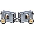 thumbnail image 2 of Exterior Iron Door Locks Security Anti-theft Lock Multiple Insurance Lock Wood Gate Lock Hardware, 2 of 10