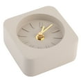 thumbnail image 4 of Square Desk Clock, Clock, Elegant For Office Home Brown, 4 of 8