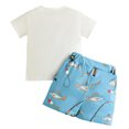thumbnail image 3 of Trikvn Baby Boy Shorts Set Toddler Tractor Shirt with Plaid Shorts Outfit 2-Piece Farm Theme Summer Playwear Set Comfortable Durable Everyday Kid Clothing, 3 of 7