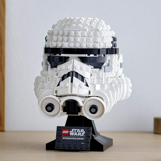 LEGO Star Wars 75276 Stormtrooper Helmet 647 Piece Interlocking Block Model Kit Walmart