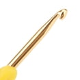 thumbnail image 1 of Juego de gancho de ganchillo de doble cabeza TPR Mango de goma suave Punta de aluminio Aguja de tejer (Color al azar) Khall GY04911, 1 of 6