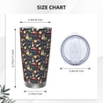 thumbnail image 4 of Salouo Christmas Holiday Bowling Print 20oz Tumbler with Lid,Stainless Steel Vacuum Insulated Tumbler Durable Insulated Coffee Mug Thermal Cup with Splash Proof Sliding Lid-Without Straw, 4 of 8