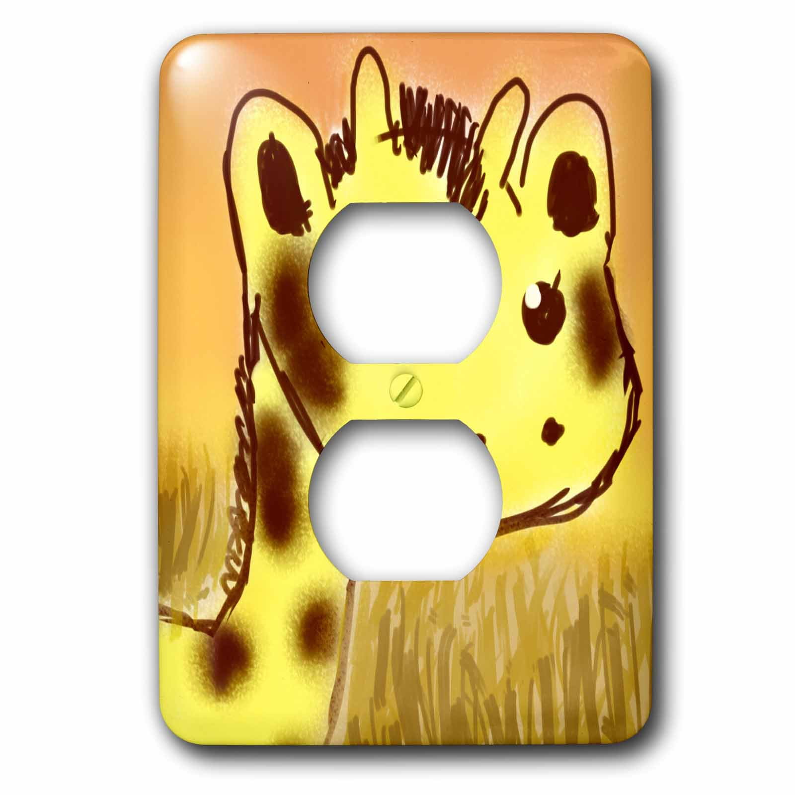 3dRose lsp_46772_6 French Bulldog Outlet Cover 3dRose lsp_46772_6 French Bulldog Outlet Cover