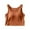 Orange, variant on Womens Built-In Bra Yoga Sports Tank Top Seamless Camisole with Padded Chest Support Lightweight Workout Athletic Activewear