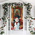 thumbnail image 6 of Christmas Door Cover 6.7x3 Ft Xmas Background Door Curtain Exquisite Printed Door Covers Hanging Fabric Winter Holiday Decor Gifts, 6 of 6