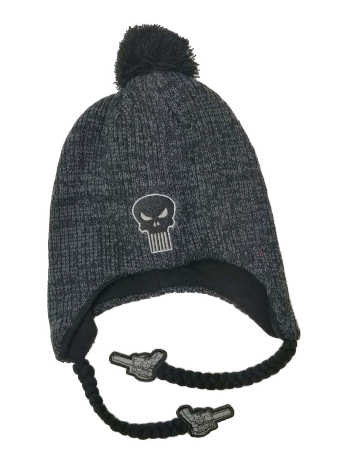 Men's Black Punisher Marvel rapper 