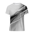 thumbnail image 4 of Mens Pullover Graphic Print Short Sleeve Blend Modern Beach Vacation Clothes for Men,Black,3XL, 4 of 4