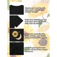 thumbnail image 6 of Anbech Sunflower And Moon Plus Size T-Shirts for Women Graphic Sunflower with Moon Print Oversize Short Sleeves T-Shirt with Round Neck, 6 of 9