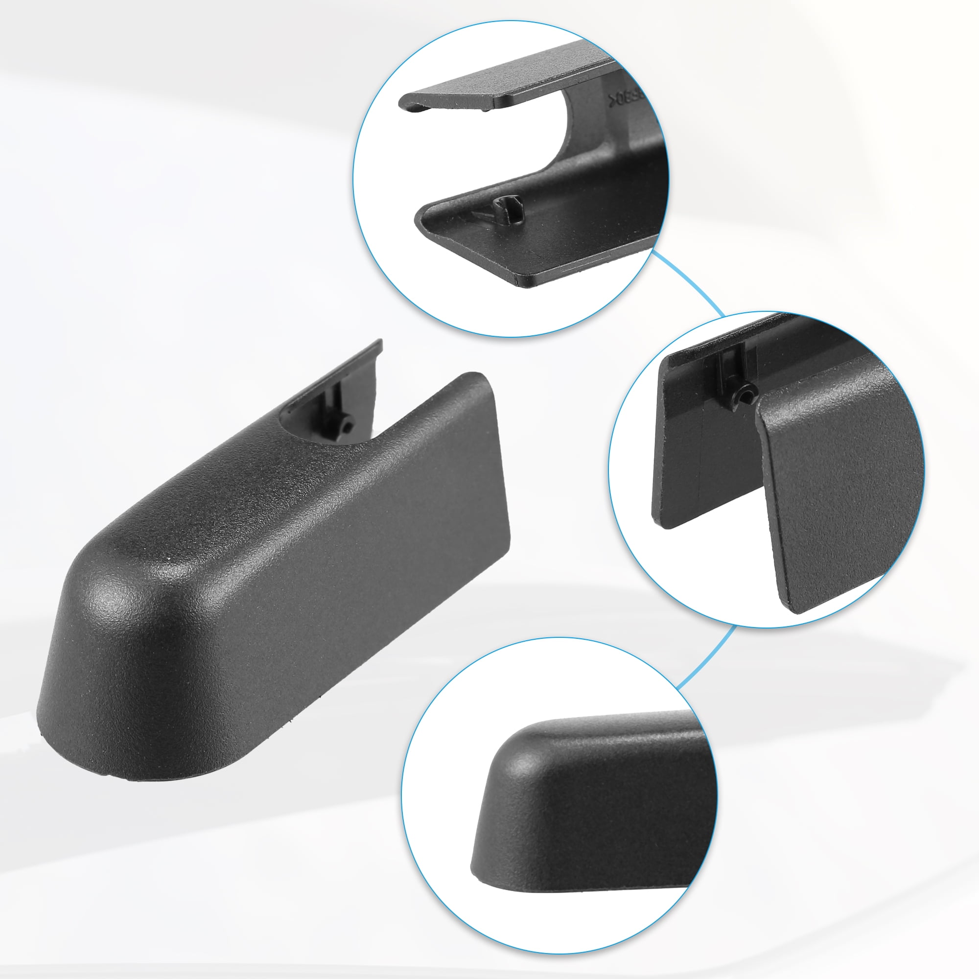 Unique Bargains Rear Wiper Arm Nut Cover Cap for Volvo XC60 1-Pack Black