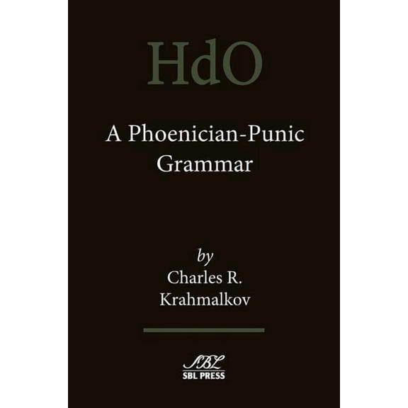 A Phoenician-Punic Grammar (Paperback)