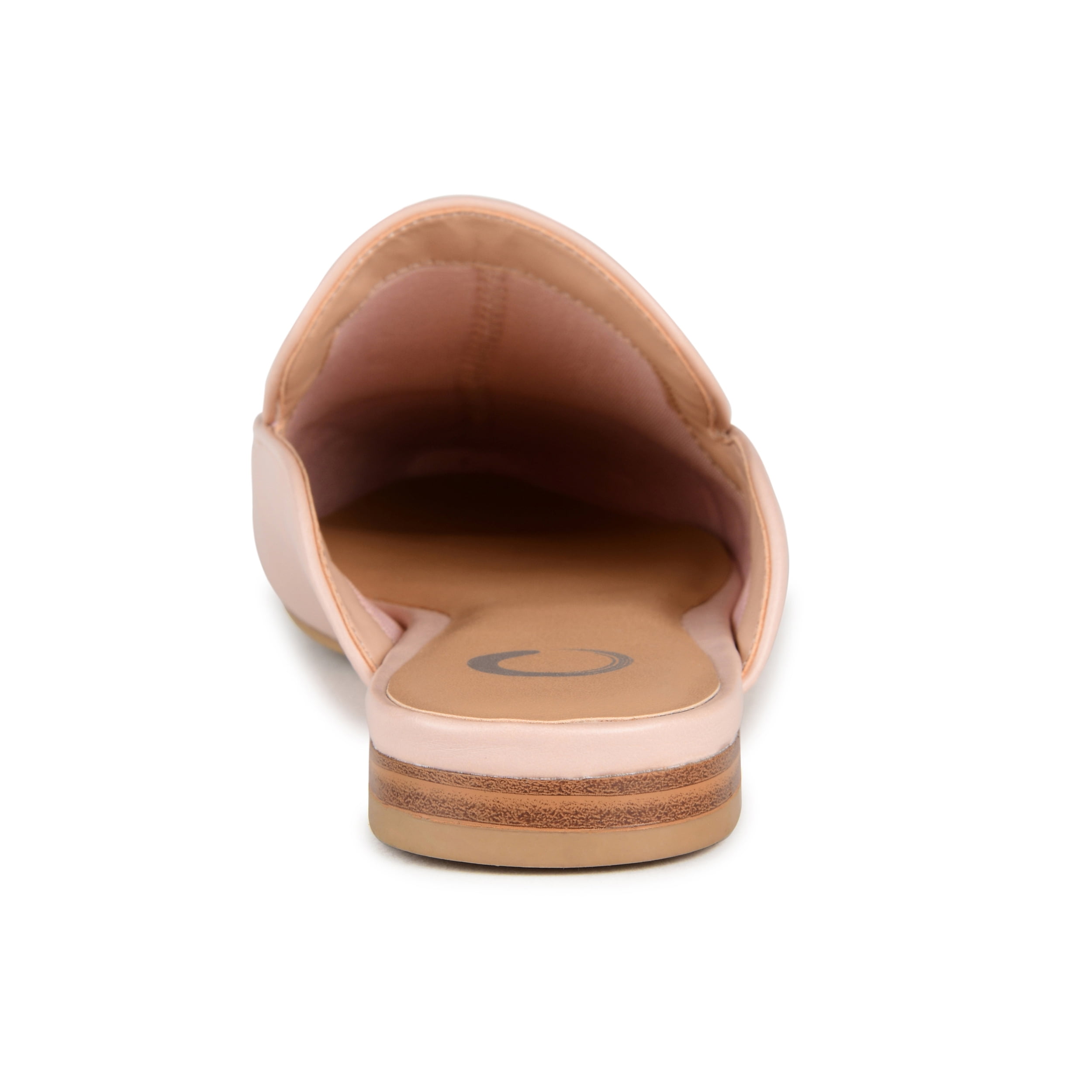 Journee Womens Akza Slip On Square Toe Mules Flats, Widths Available