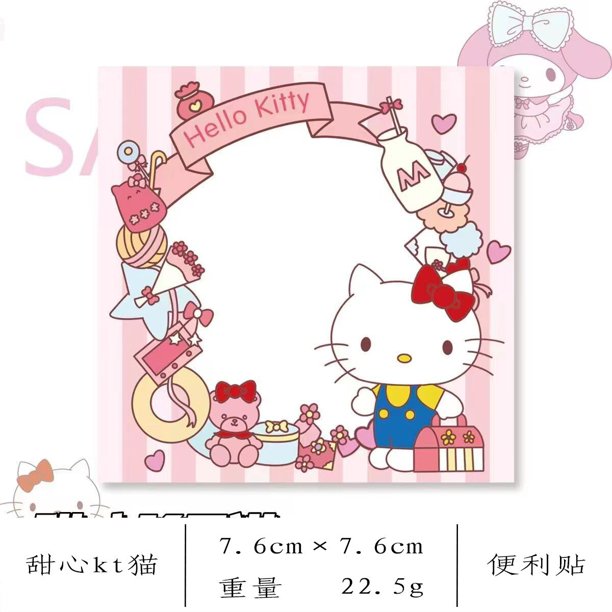 Libro de conveniencia Kawaii Sanrio, Mymelody, Kuromi, Hellokitty, Bloc de notas de pasta, papelería para estudiantes