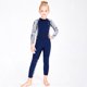 thumbnail image 3 of Eigraketly Nuevo estilo para niños y niñas, trajes de neopreno para niños, traje de buceo con protección solar, traje de baño grueso para Deportes acuáticos azul marino S, 3 of 6