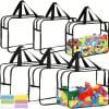 Large Capacity Transparent Toiletry Bag, Clear Makeup Organizer Pouch for Business Travel, Portable Cosmetic Storage Case for Skincare Toiletries, TSA-Friendly Water-Resistant Travel Accessories