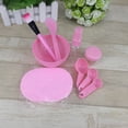 thumbnail image 3 of Qarigey 9 en 1 DIY Máscara Tazón Cepillo Herramienta de belleza Botella de aerosol Cuchara medidora Juego de maquillaje Tazón de mezcla Kit de Cuentagotas de vidrio y botellas rosado Qarigey CE0121-01B, 3 of 6
