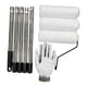 thumbnail image 5 of Kit de rodillo de pintura, mango extensible, brocha para murales, marco de rodillo de pintura con cubiertas para paredes. 5 segmentos, 5 of 9