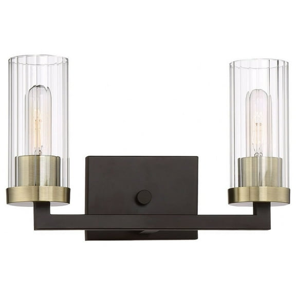 Minka Lavery Ainsley Court 10" High Kingston Bronze 2-Light Wall Sconce