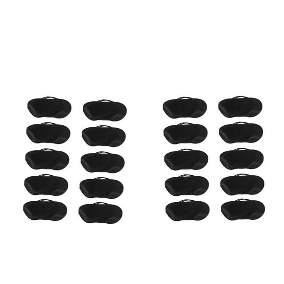 20 Piezas de Ojos Yuyangstore Negra Máscara de sombra de ojos