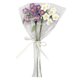 thumbnail image 2 of Combo de flores artificiales de 40 cm de altura con hojas de imitación para fiesta. morado y blanco, 2 of 3