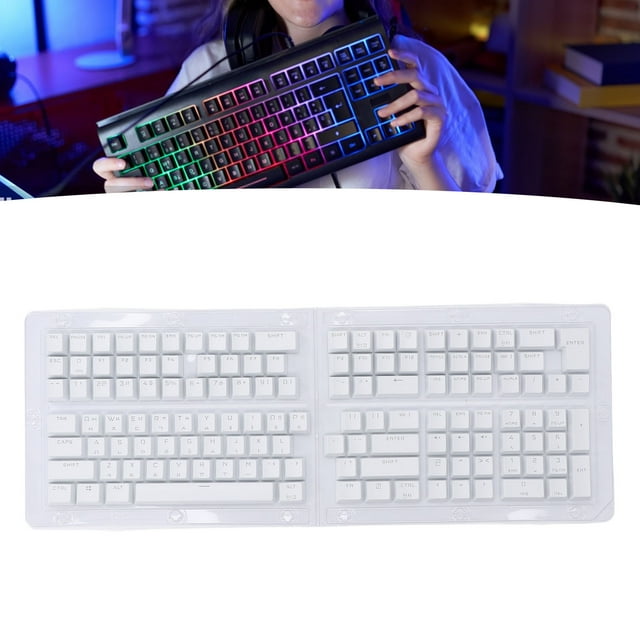 132 Key Korean Keycaps OEM Height Keycap Set for Mechanical Keyboards
